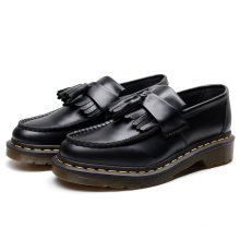 Martens ADRIAN Women tassel Loafer Shoes Fashion British Shoes Breathable Wear-Resistant Soft Leather Martin Women Leather Shoes